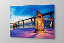 Obraz Lampáš na moste 1357